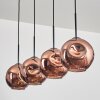 Ripoll Suspension Cuivré, 4 lumières