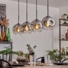 Ripoll Suspension Clair, Fumé, 4 lumières