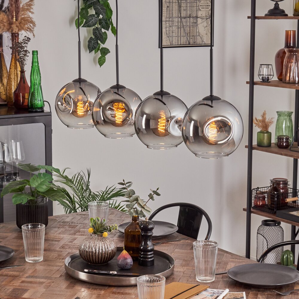Ripoll Suspension Chrome, Clair, 4 lumières main product photo