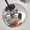 Gastor Plafonnier 87 cm Chrome, Clair, 8 lumières