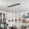 Ripoll Suspension Clair, Cuivré, 4 lumières