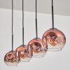Ripoll Suspension Clair, Cuivré, 4 lumières