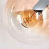Gastor Lampadaire Ambre, Clair, Fumé, 3 lumières