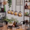Ripoll Suspension Chrome, Fumé, 4 lumières