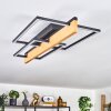 Pompu Plafonnier LED Écru, Noir, 1 lumière