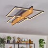 Pompu Plafonnier LED Écru, Noir, 1 lumière