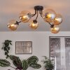 Gastor Plafonnier 74 cm Ambre, Clair, 6 lumières Gastor Plafonnier 74 cm Ambre, Clair, 6 lumières
