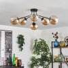 Gastor Plafonnier 74 cm Ambre, Clair, 6 lumières Gastor Plafonnier 74 cm Ambre, Clair, 6 lumières
