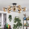 Gastor Plafonnier 83 cm Ambre, Clair, 10 lumières