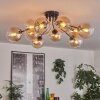 Gastor Plafonnier 83 cm Ambre, Clair, 10 lumières