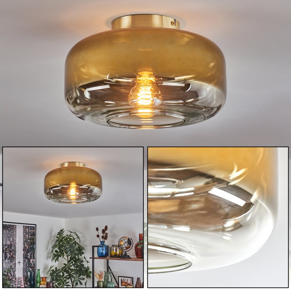 Boza Plafonnier Laiton, 1 lumière main product photo