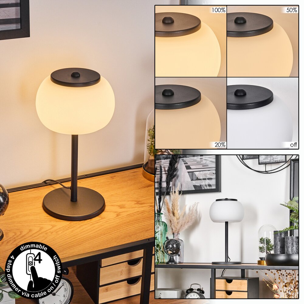 Izenave Lampe à poser, Liseuse Noir, 1 lumière main product photo
