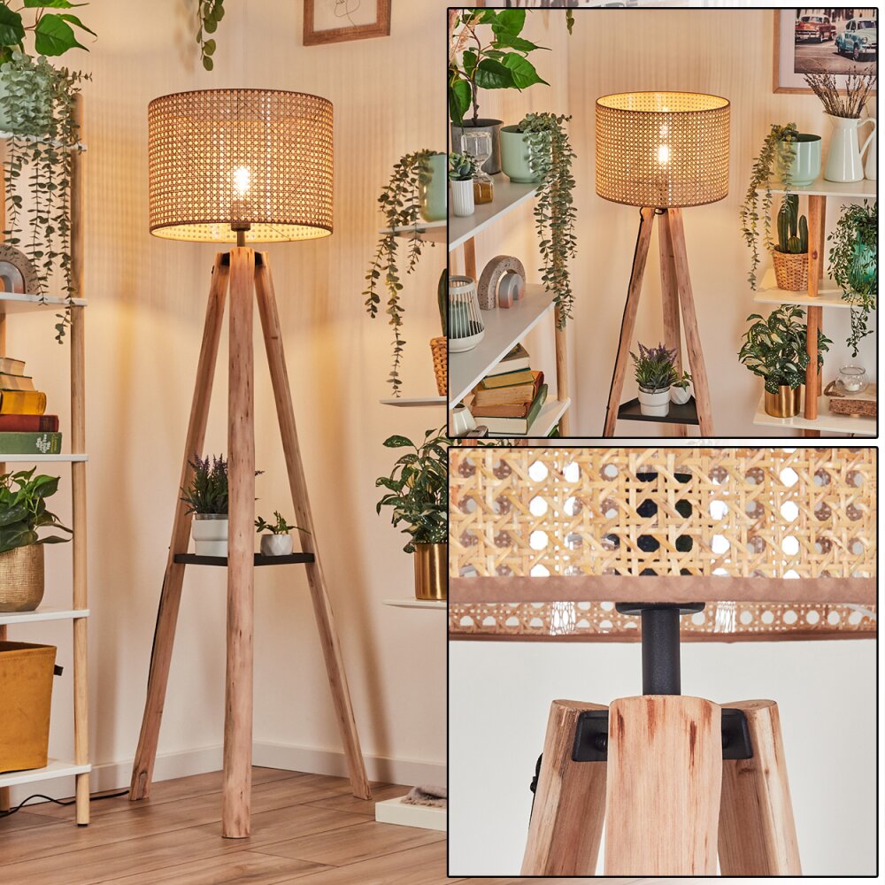 Barcos Lampadaire Écru, Noir, 1 lumière main product photo