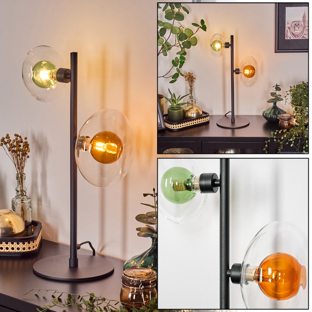 Monsul Lampe à poser Noir, 2 lumières main product photo