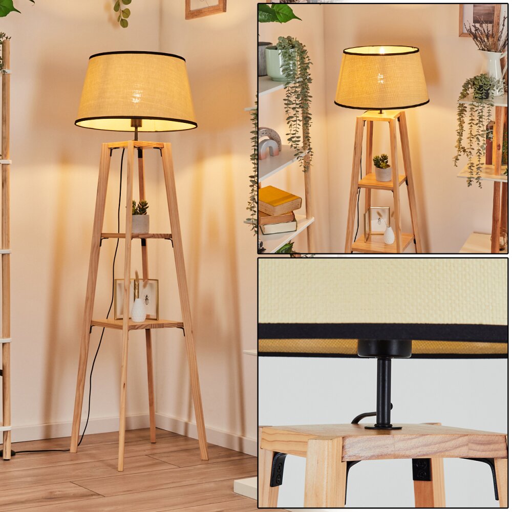 Chellas Lampadaire Écru, 1 lumière main product photo