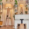 Bassagoda Lampadaire beige, 1 lumière