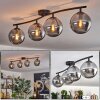 Gastor Plafonnier Fumé, 4 lumières