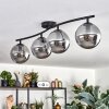 Gastor Plafonnier Fumé, 4 lumières