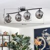 Gastor Plafonnier Fumé, 4 lumières