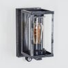 Portalis Lampe murale d´extérieur Noir, Argenté, 1 lumière, Détecteur de mouvement