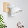 Applique murale Svanfolk Brun, Blanc, 1 lumière Applique murale Svanfolk Brun, Blanc, 1 lumière