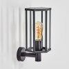 Monfanim Lampe murale d´extérieur Noir, 1 lumière