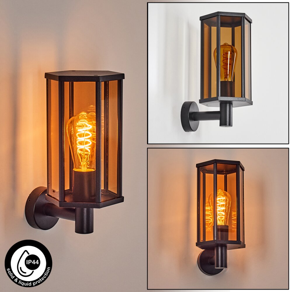 Monfanim Lampe murale d´extérieur Noir, 1 lumière main product photo