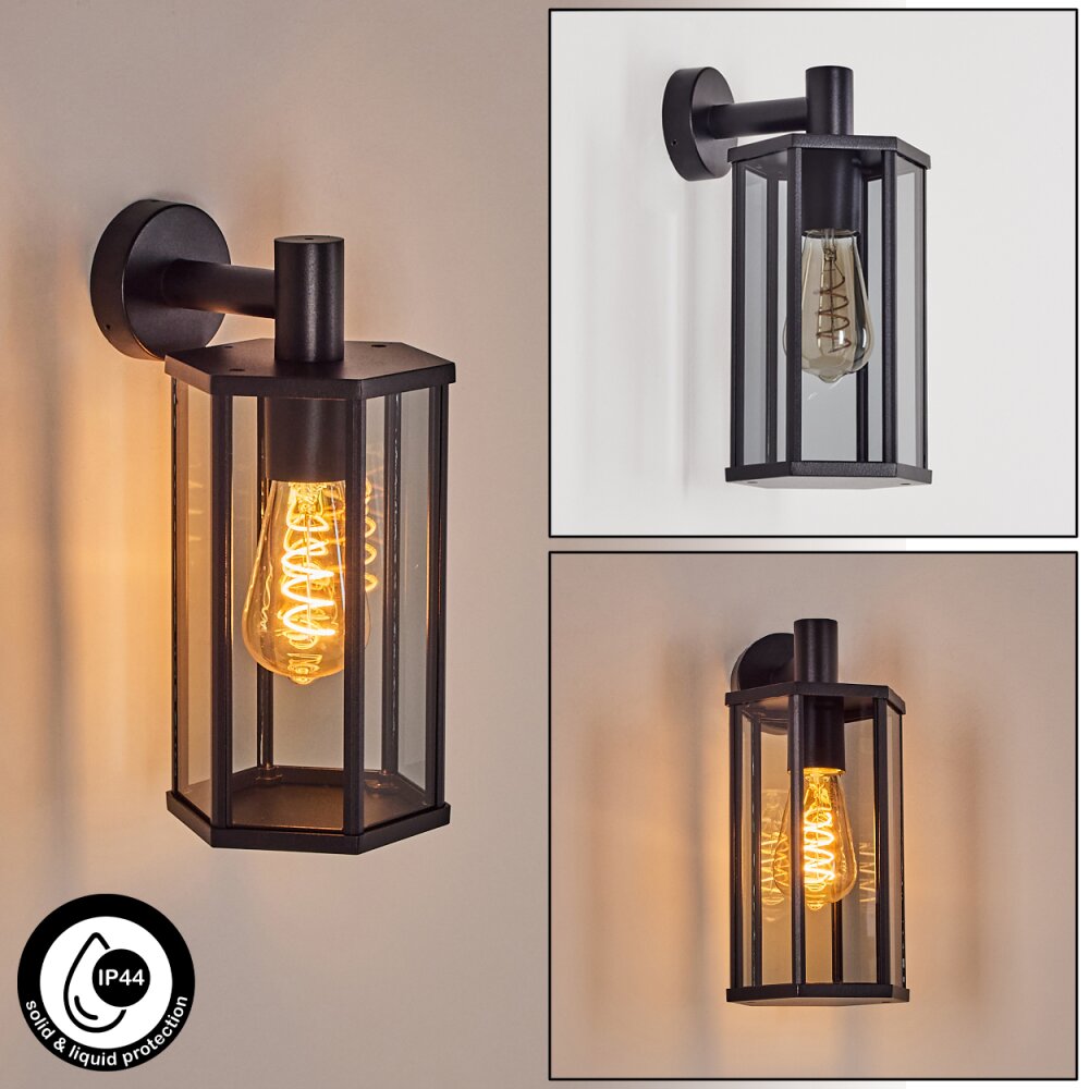Monfanim Lampe murale d´extérieur Noir, 1 lumière main product photo