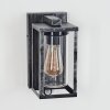Portalis Lampe murale d´extérieur Noir, Argenté, 1 lumière, Détecteur de mouvement