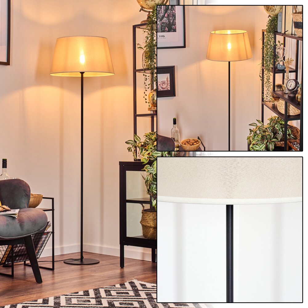 Bassagoda Lampadaire beige, Blanc, 1 lumière main product photo