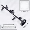 Gastor Plafonnier, Boule lumineuse Transparent, 6 lumières