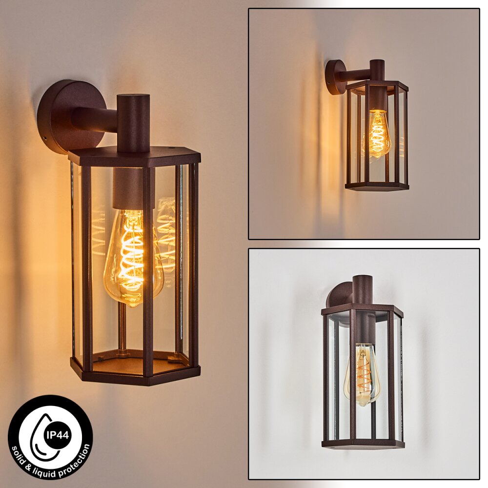 Monfanim Lampe murale d´extérieur Rouille, 1 lumière main product photo