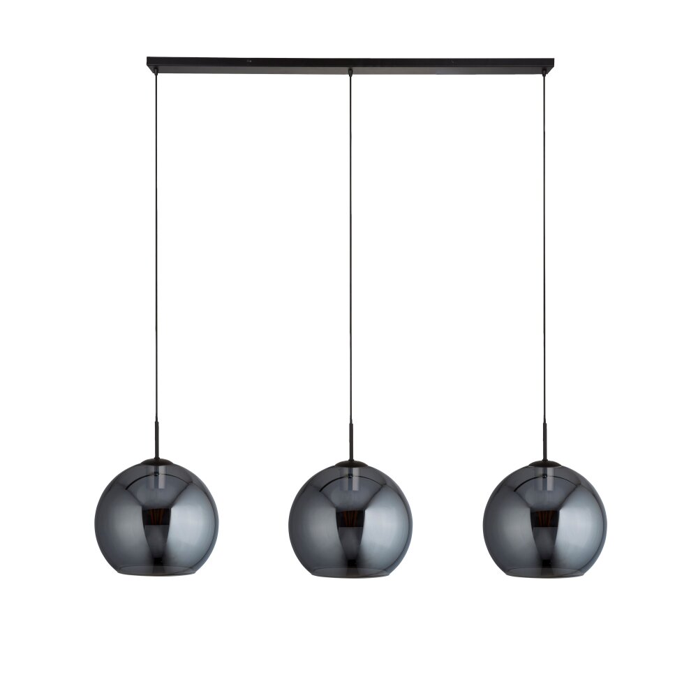Suspension Searchlight Amsterdam Noir, 3 lumières main product photo
