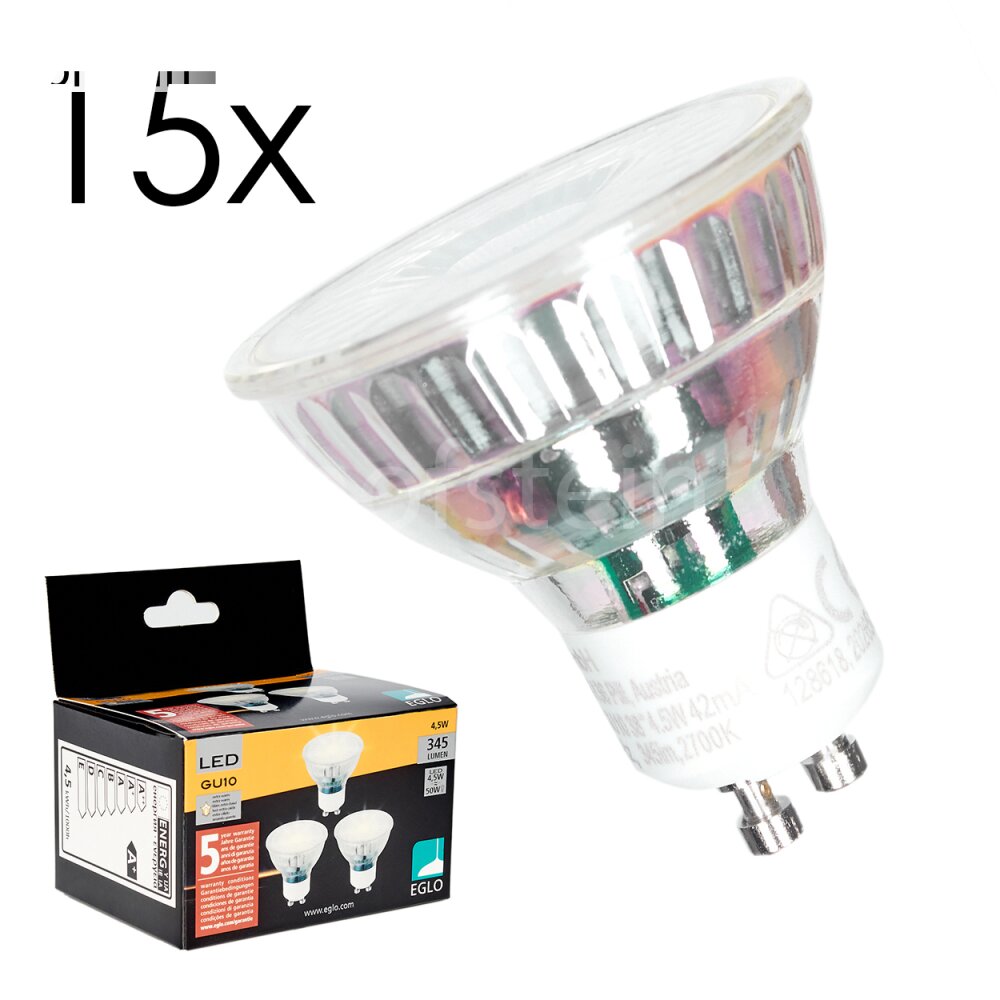 GU10 LED 4.5 Watt blanc chaud 345 Lumen main product photo