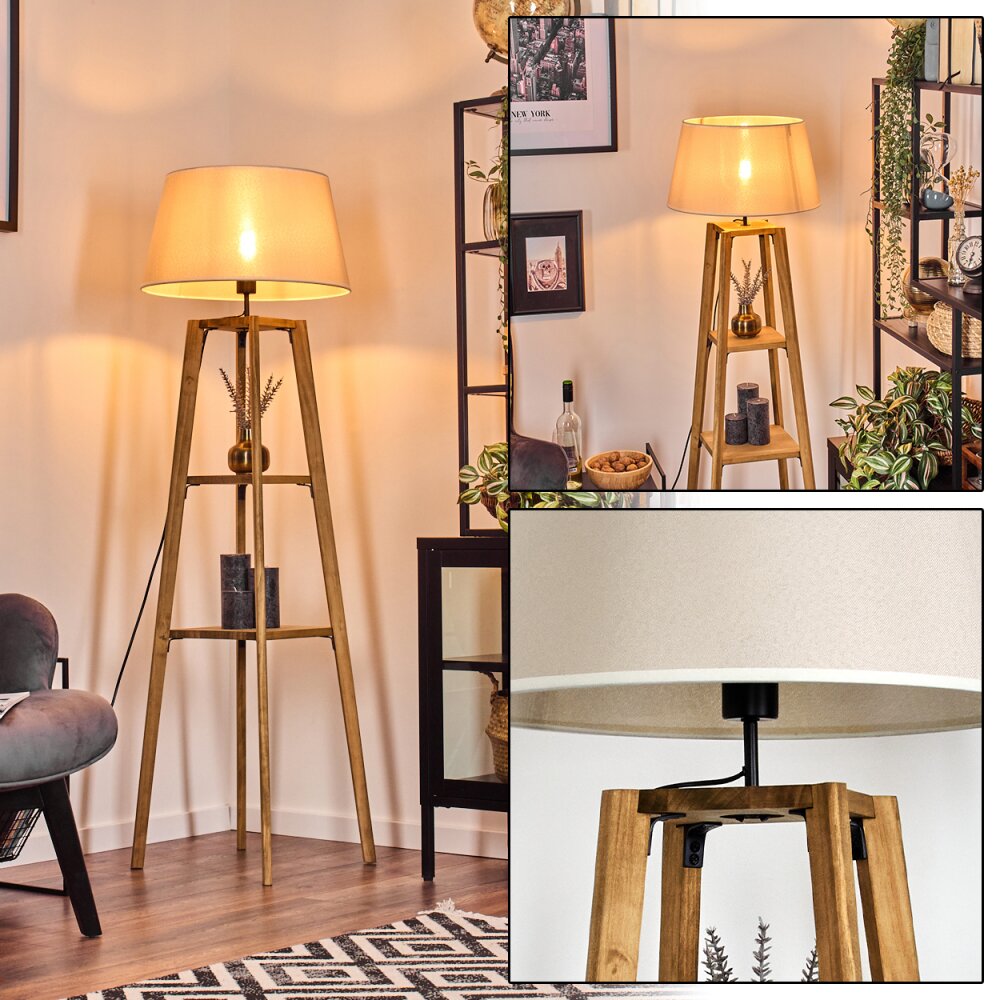 Bassagoda Lampadaire Écru, 1 lumière main product photo
