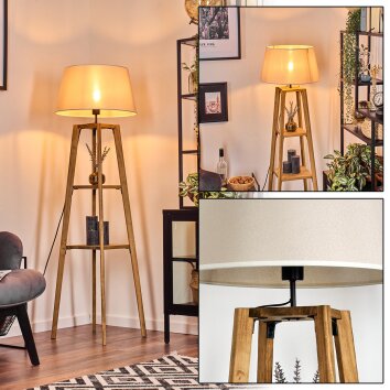 Bassagoda Lampadaire Écru, 1 lumière Bassagoda Lampadaire Écru, 1 lumière