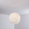 Suspension Skaulo Blanc, 1 lumière