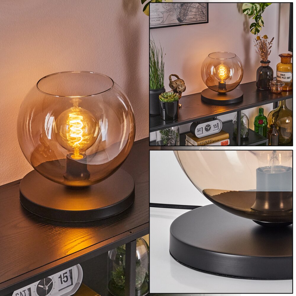 Koyoto Lampe à poser Ambre, Clair, 1 lumière main product photo