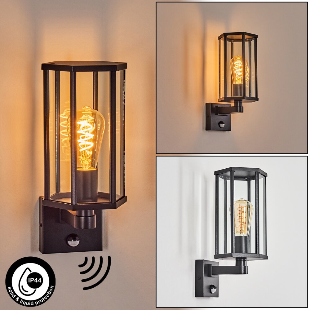 Monfanim Lampe murale d´extérieur Noir, 1 lumière main product photo