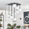 Gastor Plafonnier, Boule lumineuse Blanc, 9 lumières