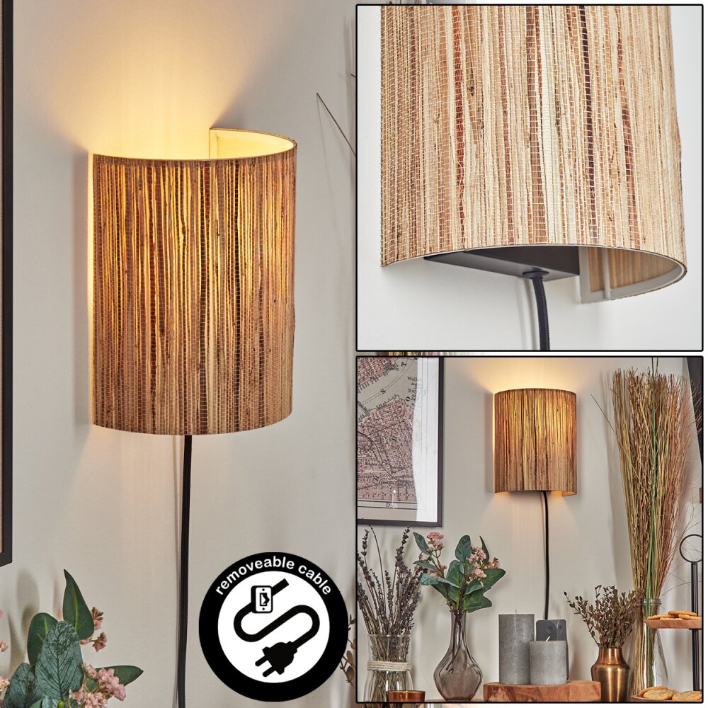 Viadores Luminaire Up & Down, Applique murale Noir, 1 lumière main product photo