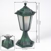 Loria Borne lumineuse Vert, Noir, 1 lumière