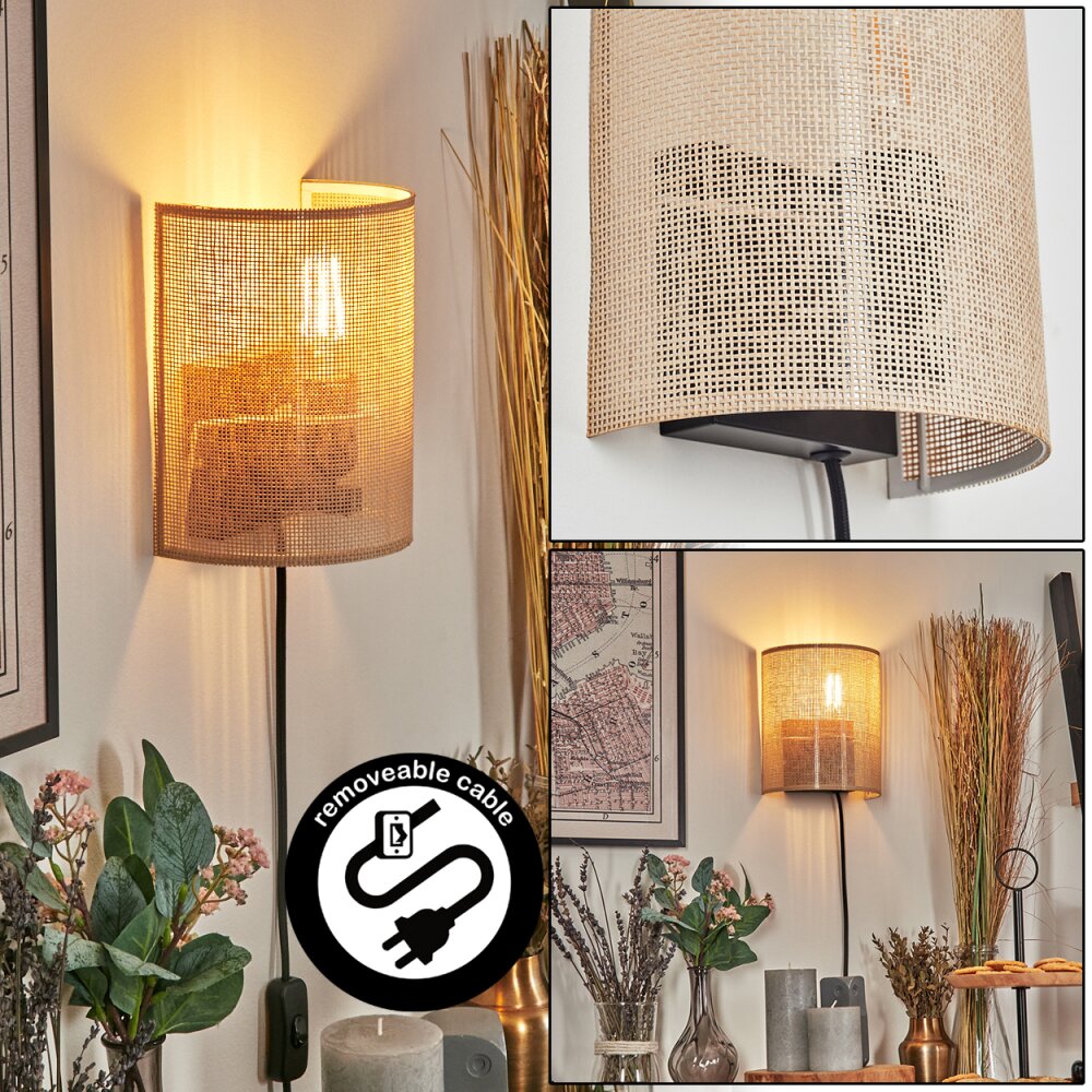 Labrujo Luminaire Up & Down, Applique murale Noir, 1 lumière main product photo