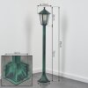 Loria Eclairage de chemin Vert, Noir, 1 lumière