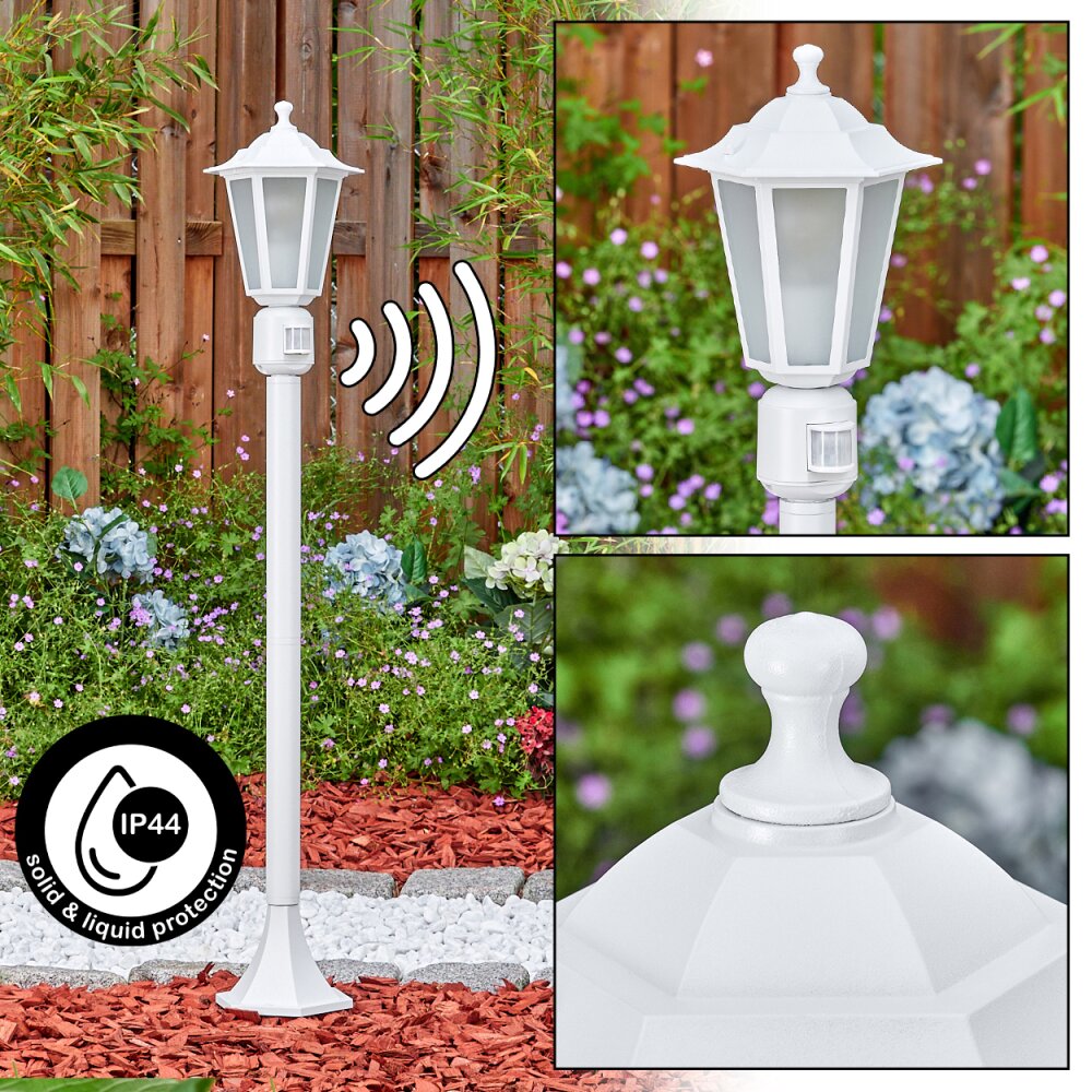 Loria Luminaire extérieur, Eclairage de chemin Blanc, 1 lumière, Détecteur de mouvement main product photo