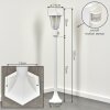 Loria Luminaire extérieur, Eclairage de chemin Blanc, 1 lumière, Détecteur de mouvement