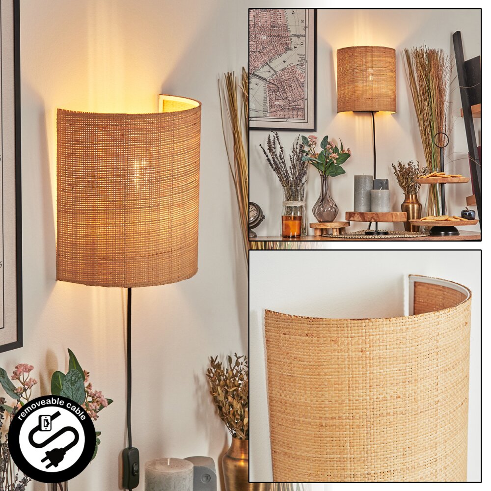 Viadores Luminaire Up & Down, Applique murale Noir, 1 lumière main product photo