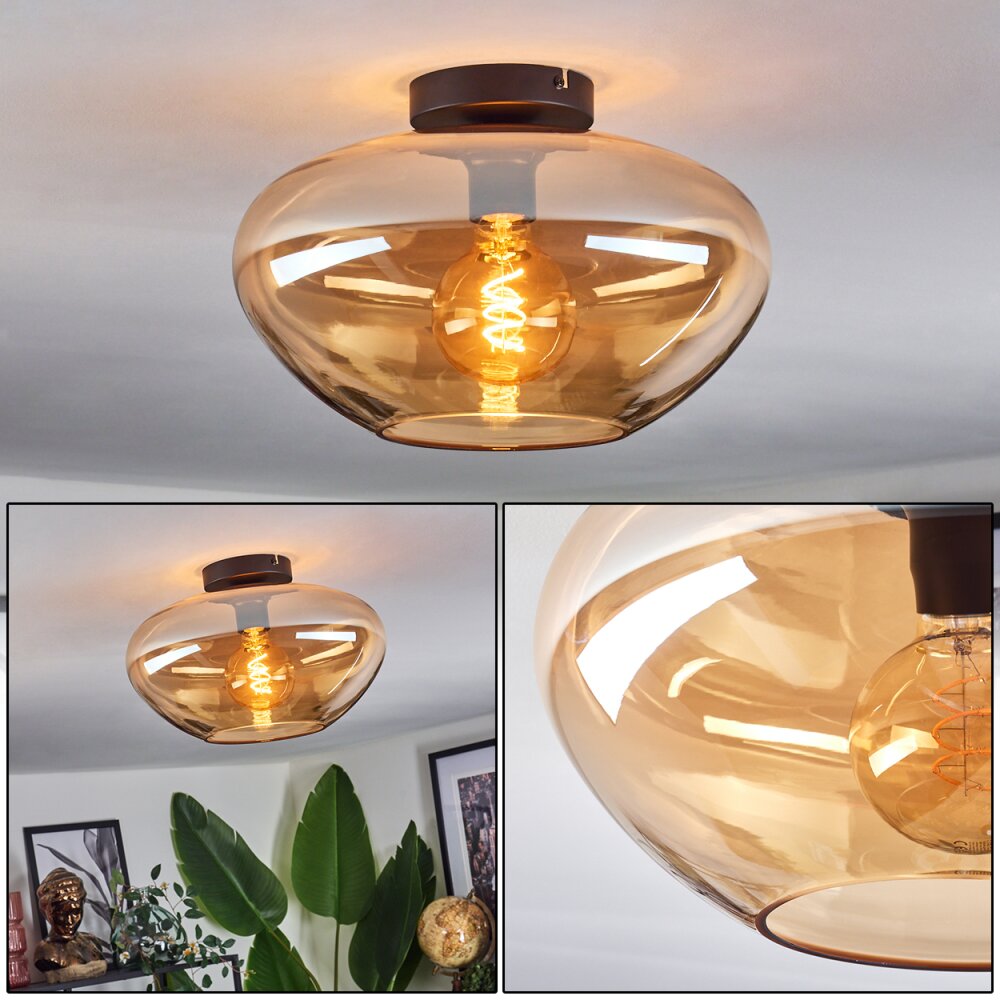 Mertola Plafonnier Ambre, 1 lumière main product photo