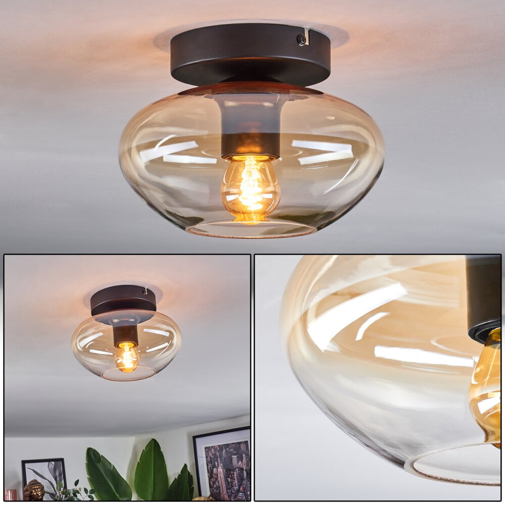 Mertola Plafonnier Ambre, Clair, 1 lumière main product photo
