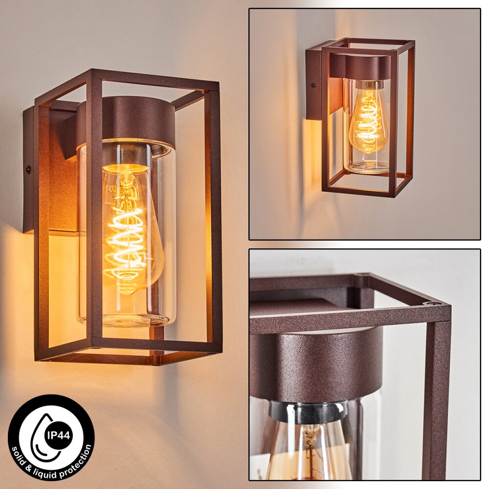 Doninhas Lampe murale d´extérieur Rouille, 1 lumière main product photo
